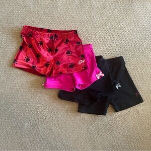 Kids 4-piece Spandex Shorts Set